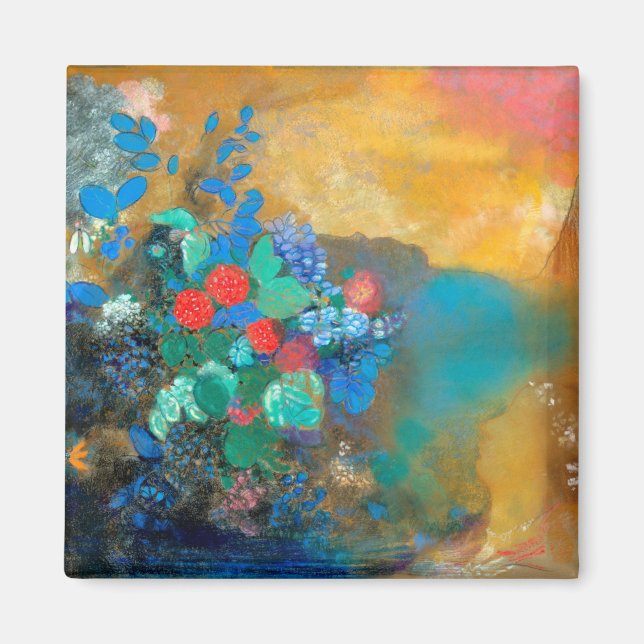 Ophelia among the Flowers, Redon Magnet (Front)