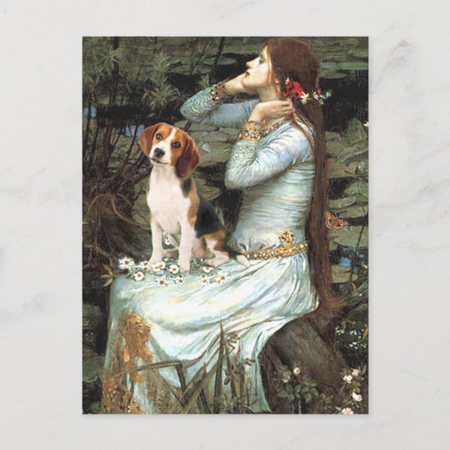 Ophelia-Beagle1 Postcard (Front)