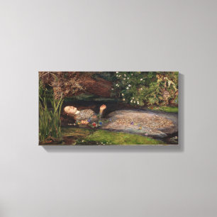 Ophelia by John Everett Millais Canvas Print