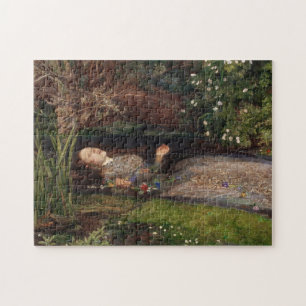 Ophelia by John Everett Millais Jigsaw Puzzle