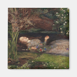 Ophelia by John Everett Millais Magnet
