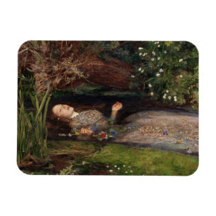 Ophelia by John Everett Millais Magnet
