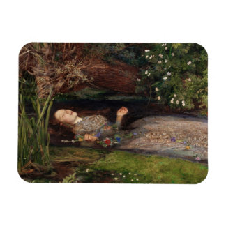 Ophelia by John Everett Millais Magnet
