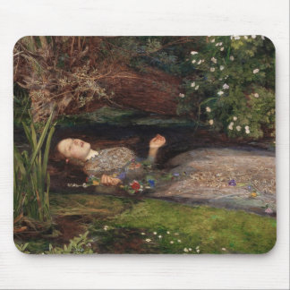 Ophelia by John Everett Millais Mouse Mat