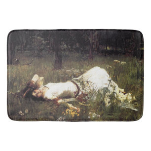 Ophelia, by John William Waterhouse, 1889 Bath Mat