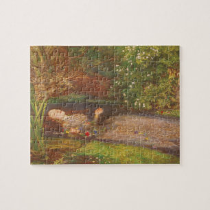 Ophelia by Millais, Vintage Victorian Fine Art Jigsaw Puzzle