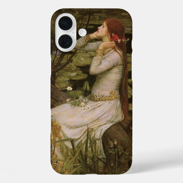 Ophelia by the Pond by John William Waterhouse Case-Mate iPhone Case (Back)