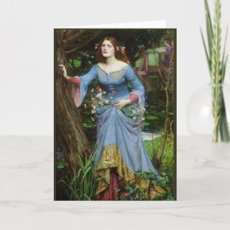 Ophelia by Waterhouse Card