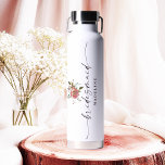 Ophelia Cottagecore Dusty Pink Floral Bridesmaid Water Bottle<br><div class="desc">Celebrate your love story with the timeless beauty of the "Ophelia Floral" wedding collection in the dusty pink colorway, designed to evoke romance and elegance. This wedding suite features hand-painted watercolor flowers and delicate foliage, capturing the grace and charm of a garden-inspired wedding. Perfect for those seeking a refined yet...</div>