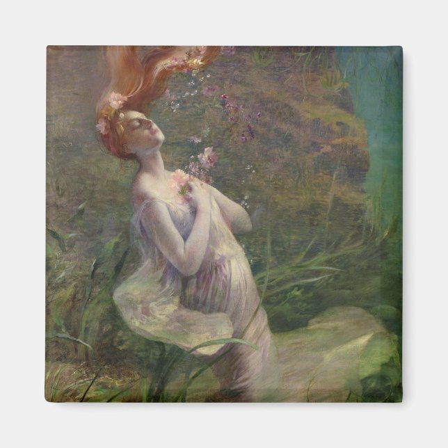 Ophelia Drowning, 1895 Magnet (Front)