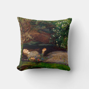 Ophelia, John Everett Millais, 1851-1852 Cushion