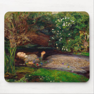 Ophelia, John Everett Millais, 1851-1852 Mouse Mat