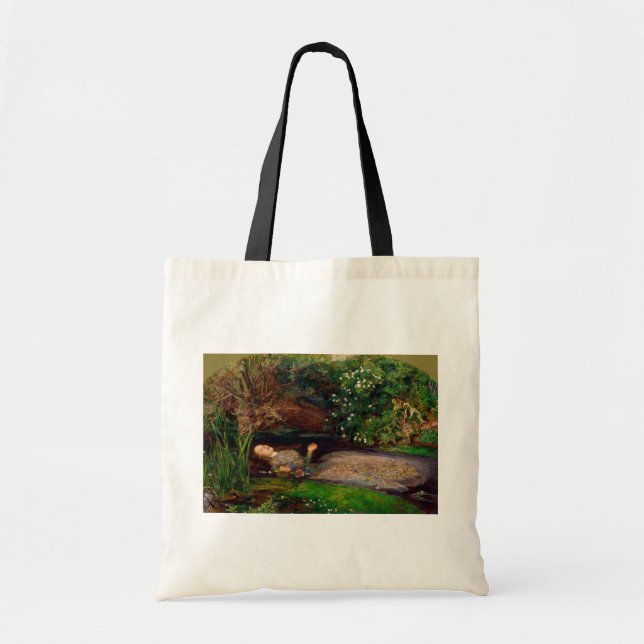 Ophelia, John Everett Millais, 1851-1852 Tote Bag (Front)