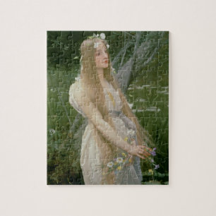 Ophelia (oil on canvas) jigsaw puzzle