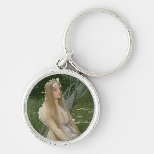 Ophelia (oil on canvas) key ring (Front)