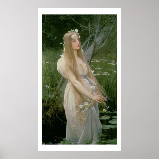 Ophelia (oil on canvas) poster (Front)