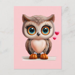 Ophelia Owl Postcard