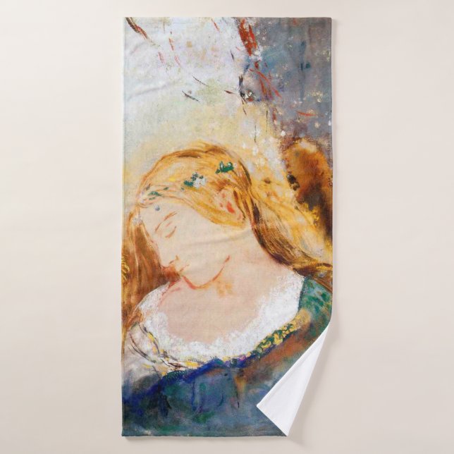 Ophelia, Redon Bath Towel (Bath Towel)