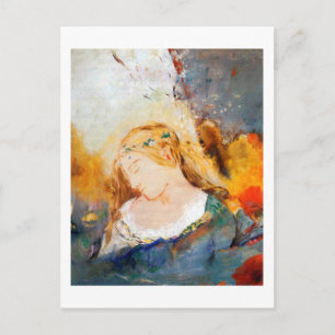 Ophelia, Redon Postcard
