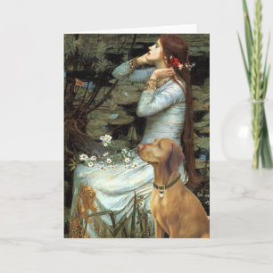 Ophelia Seated - Vizsla 1 Card