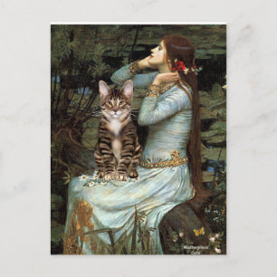 Ophelia - Tabby Tiger cat 30 Postcard