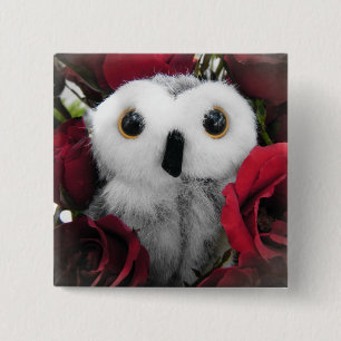 Ophelia & The Vintage Roses 15 Cm Square Badge