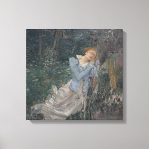 Ophelia (Weeping Woman) (by Jules Bastien-Lepage) Canvas Print