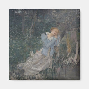 Ophelia (Weeping Woman) (by Jules Bastien-Lepage) Magnet