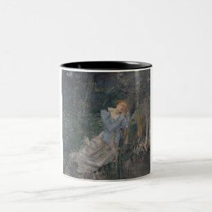 Ophelia (Weeping Woman) (by Jules Bastien-Lepage) Two-Tone Coffee Mug