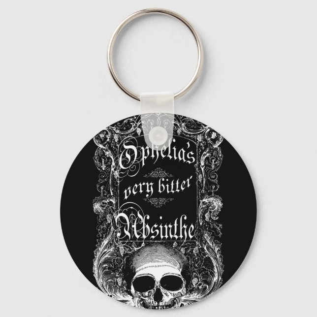 Ophelia's Very Bitter Absinthe Key Ring (Front)