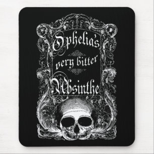 Ophelia's Very Bitter Absinthe Mouse Mat