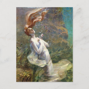 Ophelie   Paul Steck Postcard