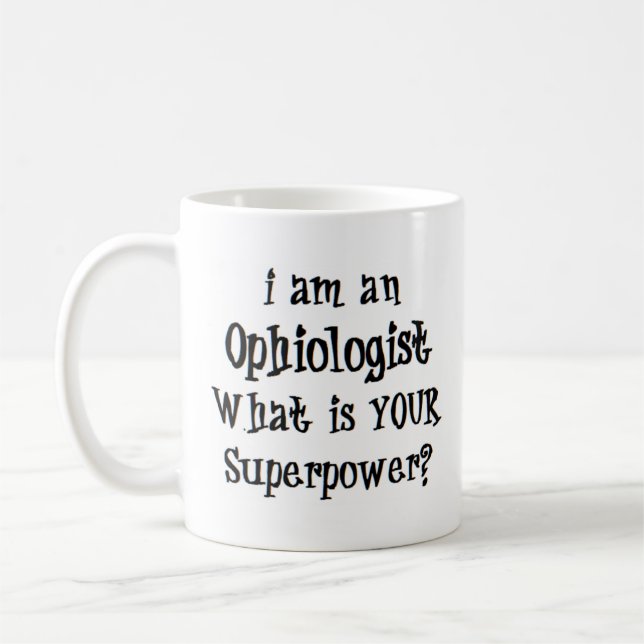 ophiologist coffee mug (Left)