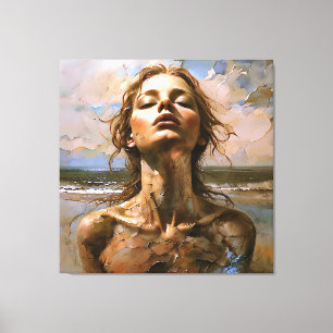 “Ophira” Fragments of the Sea Canvas Print