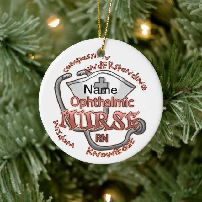 Ophthalmic Nurse Axiom Ceramic Tree Decoration (Tree)