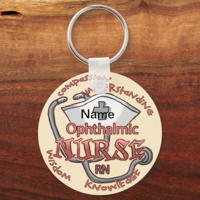 Ophthalmic Nurse Axiom Key Ring (Front)