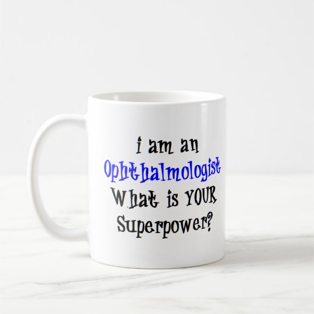 ophthalmologist coffee mug (Left)