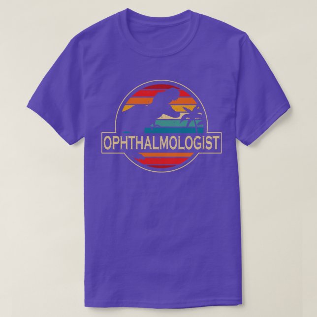 Ophthalmologist Dinosaur T-Shirt (Design Front)