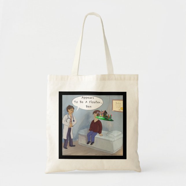 Ophthalmologist Finds A Parade Eye Floater Totebag Tote Bag (Front)