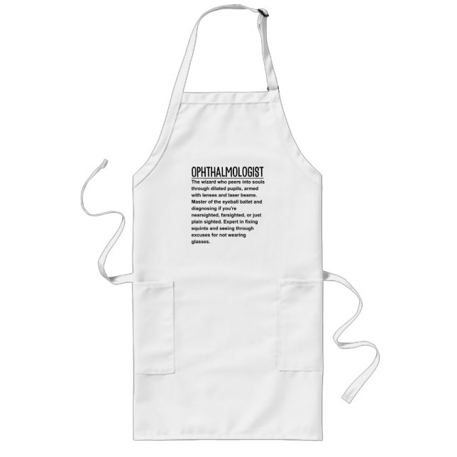Ophthalmologist  long apron (Front)