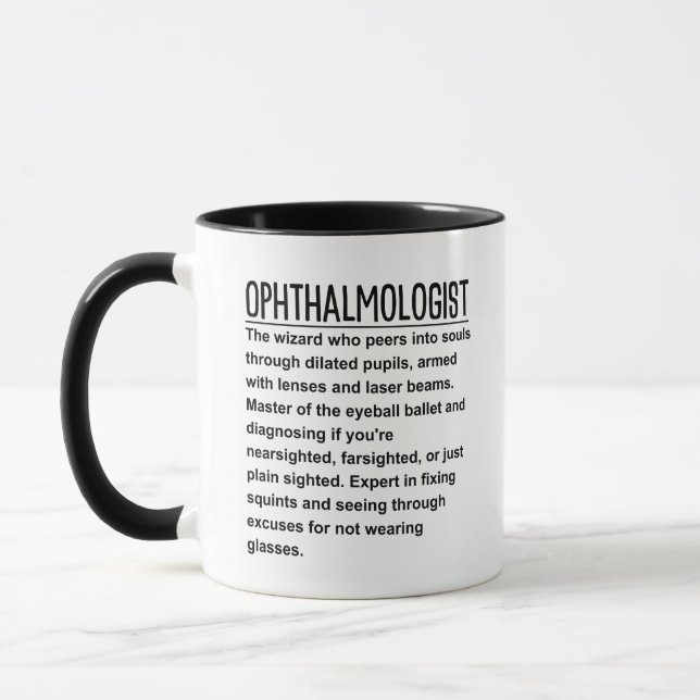 Ophthalmologist  mug (Left)