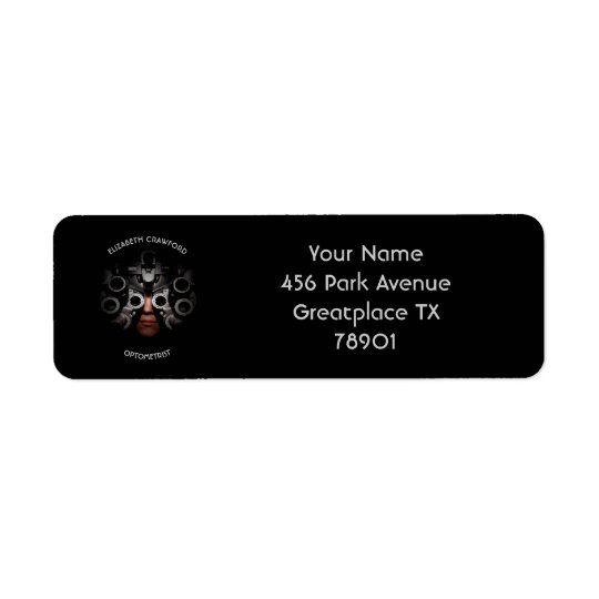 Ophthalmologist Optometrist Optician Test Vision Return Address Label