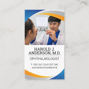 Ophthalmologist   Optometry  Business Card