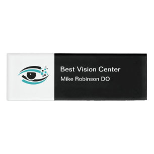Ophthalmologist Vision Care Modern Name Tags