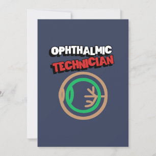 Ophthalmology Ophthalmic Techician Holiday Card