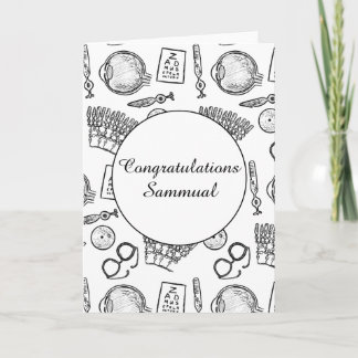Ophthalmology Sketches Card