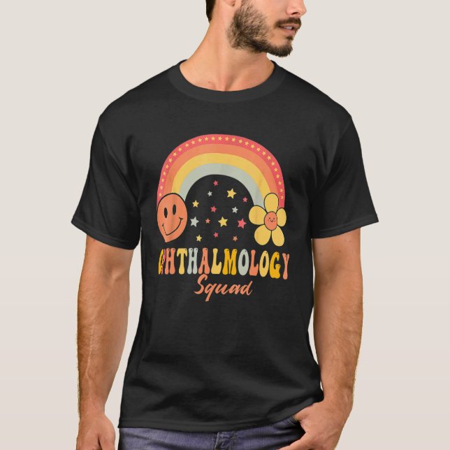 Ophthalmology Squad Rainbow Ophthalmology Apprecia T-Shirt (Front)
