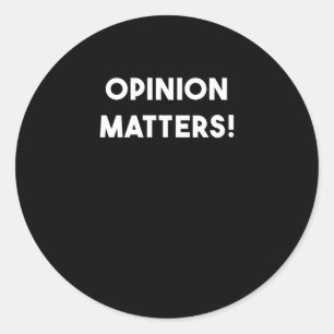 Opinion S Sticker