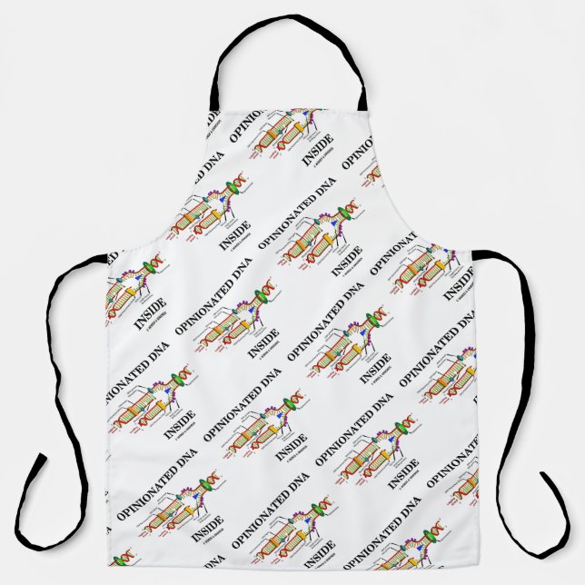 Opinionated DNA Inside DNA Replication Humour Apron (Front)
