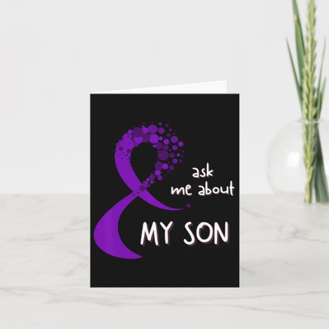 Opioid Awareness Month Lost Loved One To Overdose  Card (Front)